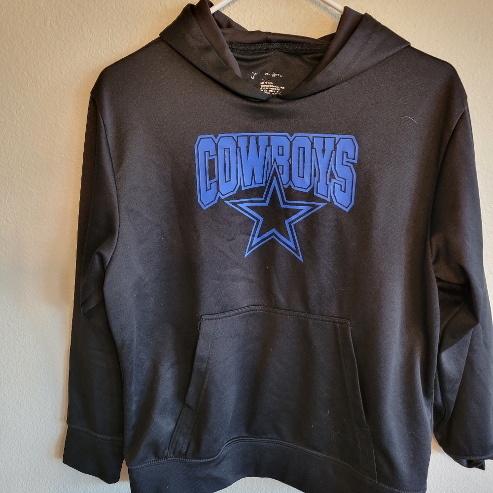 Boys Black Dallas Cowboys Hoodie